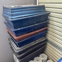 盆栽用鉢植えの画像