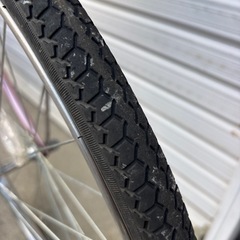 【整備士による点検済み】　☆前後良品中古タイヤ☆   　26インチLEDダイナモライト軽快車　　防犯登録料込価格︎‼︎の画像