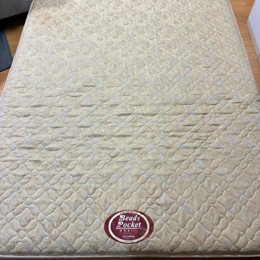 【受渡し予定者確定】日本ベッド 高級 クイーンサイズマットレス Beads Pocket