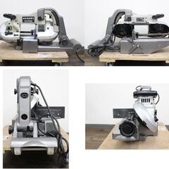 ≪R469ジ≫ 通電/動作OK HiKOKI/ハイコーキ ロータリーバンドソー CB12VA2 鉄工/金属用 切断機 鋸/帯のこ 電動工具/DIY用品 スタンド付 現状品の画像