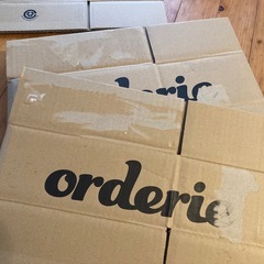 60サイズ　段ボール箱　10枚　同一規格　リサイクル材の画像