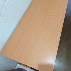 キャスター付き棚 木目の画像