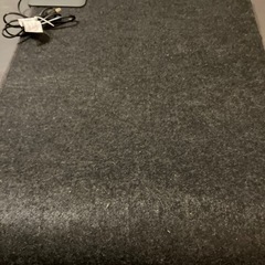 SUS-200 YAMAZEN 電気ホットカーペット 2017年製 ダークグレーの画像