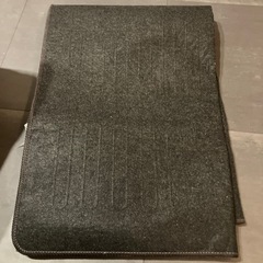 SUS-200 YAMAZEN 電気ホットカーペット 2017年製 ダークグレーの画像