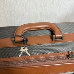 ギ・ラロッシュ（Guy Laroche）　ビジネスバッグ グレー/ブラウンの画像