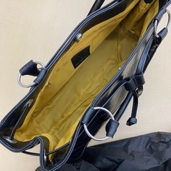 CASTELBAJACカステルバジャック 黒 ハンドバッグ クロコ柄の画像