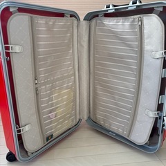キャリーケース M スーツケース 鍵付き 赤 3泊〜7泊 旅行 しゅうがく修学旅行の画像