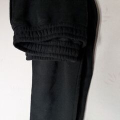 婦人用　裏起毛　スウェットパンツМ　黒　試着のみの画像