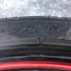 中古　軽カー　タイヤ+ホイール　16インチの画像