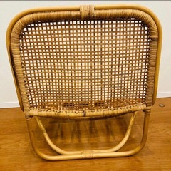 ラタン　座椅子　2脚セットの画像