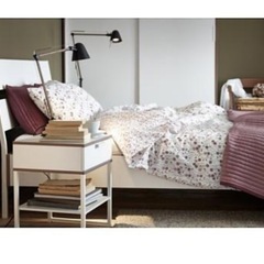 廃盤品　イケア　サイドテーブル　ナイトテーブル　TRYSIL トリスィル IKEAの画像