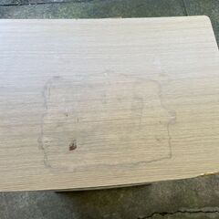 【リユースショップスパークル】4段収納　No.143　木天板　ホワイト/クリア　衣類収納　チェスト　配送設置可能♪の画像