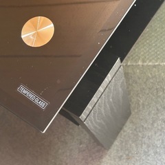 ガラス　センターテーブル　ブラックの画像