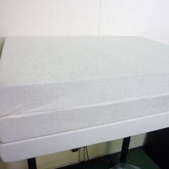 未使用/新品　圧縮開放品　マットレス シングル厚み10cm高反発(R) 密度25D 硬さ190N 三つ折り 敷布団 パイル の画像
