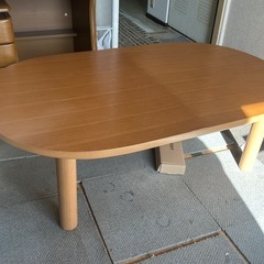 無印良品　楕円形こたつの画像