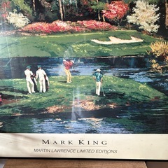 ゴルフ　ポスター絵画の画像