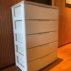 【お譲りします】グレーチェスト×2の画像