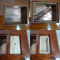  昭和レトロ/ 欅/ けやき/  囲炉裏テーブル/ 木製火鉢/ 関西火鉢/ 関西型/ センターテーブル/ 火鉢/ 無垢/ 高級　C0EX0305 の画像