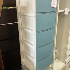 収納ケース✨カラーボックス5段❣️チェスト家具インテリア衣装ケース幅34cm奥行き39.9cm高さ106.3cm水色の画像
