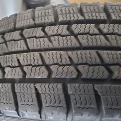 中古品　スタッドレスタイヤホイール付　155/80R13  79Q    4本セット引取のみの画像