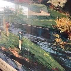 ゴルフ　ポスター絵画の画像