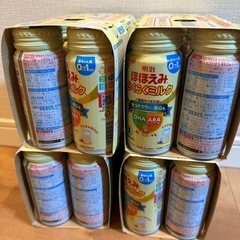 明治 ほほえみ らくらくミルク 液体ミルク 200ml×6缶パック 4セットの合計24本の画像