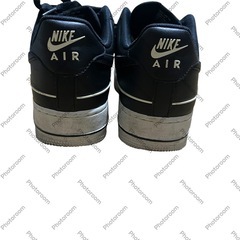 NIKE AIR FORCE 1 黒 US8 26cm ブラックの画像