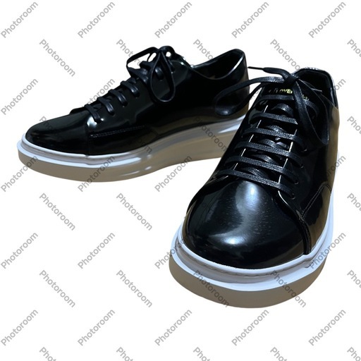 P-31 OVERSOLE スニーカー 45 ブラック 黒 メンズ