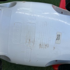 Disney プレーンズ　ディズニー　おもちゃ　乗り物　手押し　車　赤い飛行機型押し車　四輪車の画像