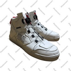 AVIREX ハイカットスニーカー 27cm BOAシステム搭載 ホワイトの画像