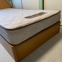 【美品】シングルベッド　マットレス付き　引取限定の画像