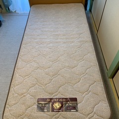 【美品】シングルベッド　マットレス付き　引取限定の画像