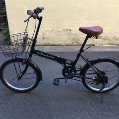 折りたたみ自転車の画像