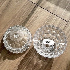 ガラス製小物入れの画像