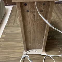 ベッドサイド収納　コンセント付きの画像