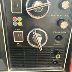 昭和レトロ　ナショナルカラーテレビの画像