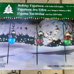 コストコ クリスマス ナイトライト ６点セット イルミネーション Holiday Figure Christmas LED Night Lightの画像