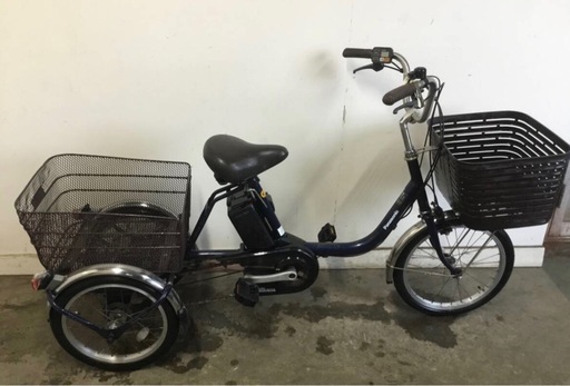 A-211△ v 岐阜発/パナソニック/電動アシスト三輪自転車/3段変速/バッテリー20Ah/充電器なし/走行確認/現状品/管28s/R7.10/4 △