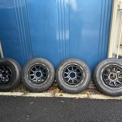 ジムニー　スタッドレスタイヤ　アルミホイールの画像