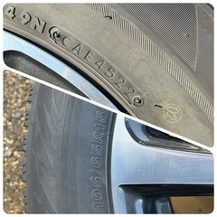 トヨタ純正アルミセットの画像