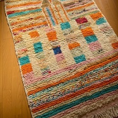 モロッコ ハンドメイドラグ ウールの画像