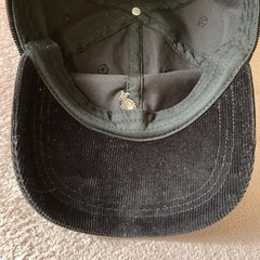 カンゴール　キャップ　ユニセックス　コーデュロイ　ブラックの画像