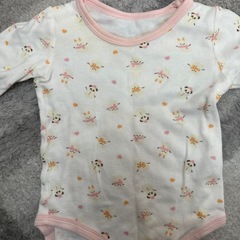 冬物ロンパース　70の画像