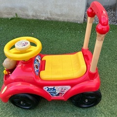 メロディアンパンマンカー 「それいけ!アンパンマン」　四輪車　手押し車　子供用玩具　の画像