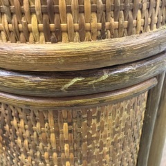 引き取り限定　ラタンチェスト 45×60×108の画像