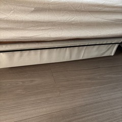 無印良品ベッド、マットレス(シングル)の画像