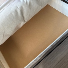 無印良品ベッド、マットレス(シングル)の画像