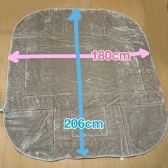 ２枚組⭐︎長方形 こたつ布団 羽毛 毛布 掛け布団の画像