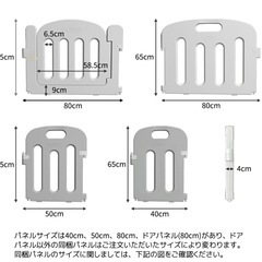 ベビーサークル　140×200の画像