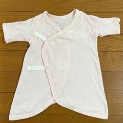 ベビー肌着 2枚セットピンク•さくらんぼ柄の画像